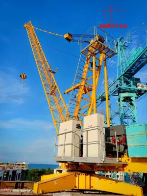Fabricante chino de grúas torre Sun Construction Derrick Crane con pluma de 30 metros de longitud 2,3 toneladas Qtdc3023